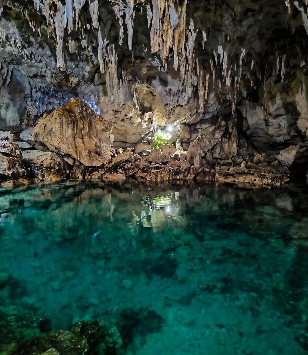 Hinagdanan Cave in Dauis, Panglao Island, Bohol, Philippines