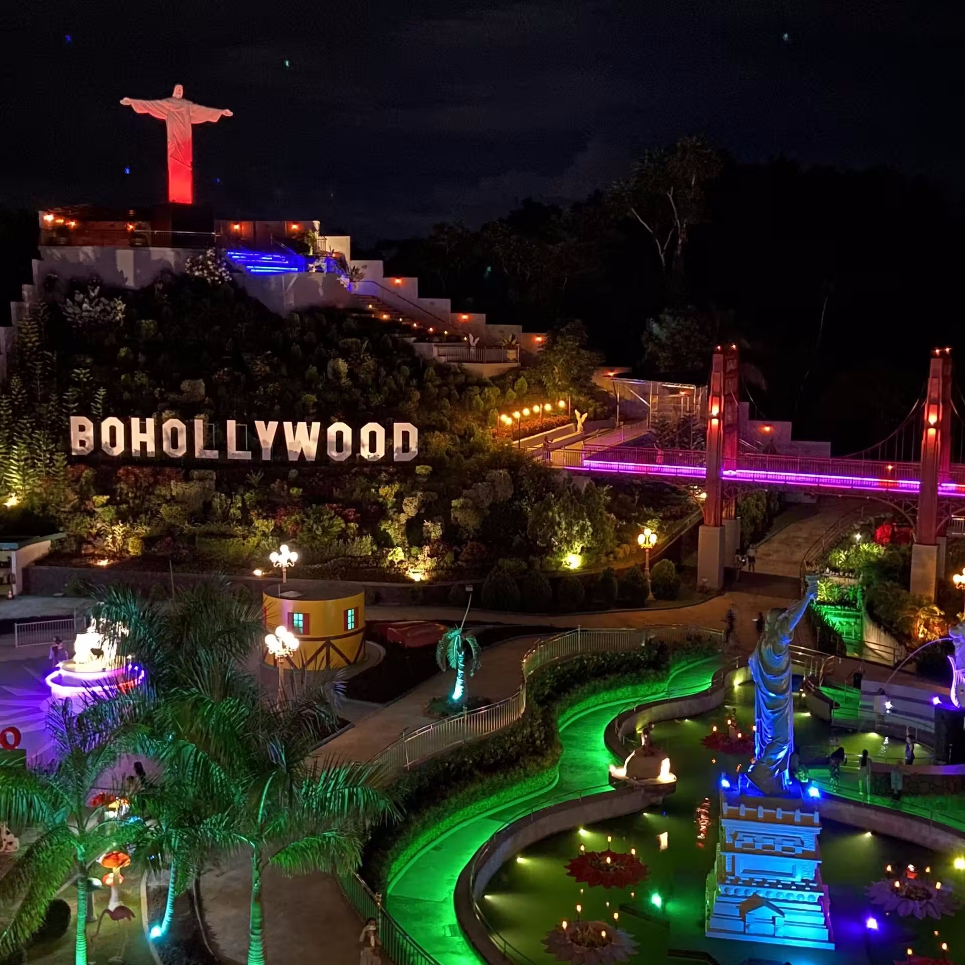 Mirror of the World and Botanical Garden tourist attraction in Bohol, Philippines