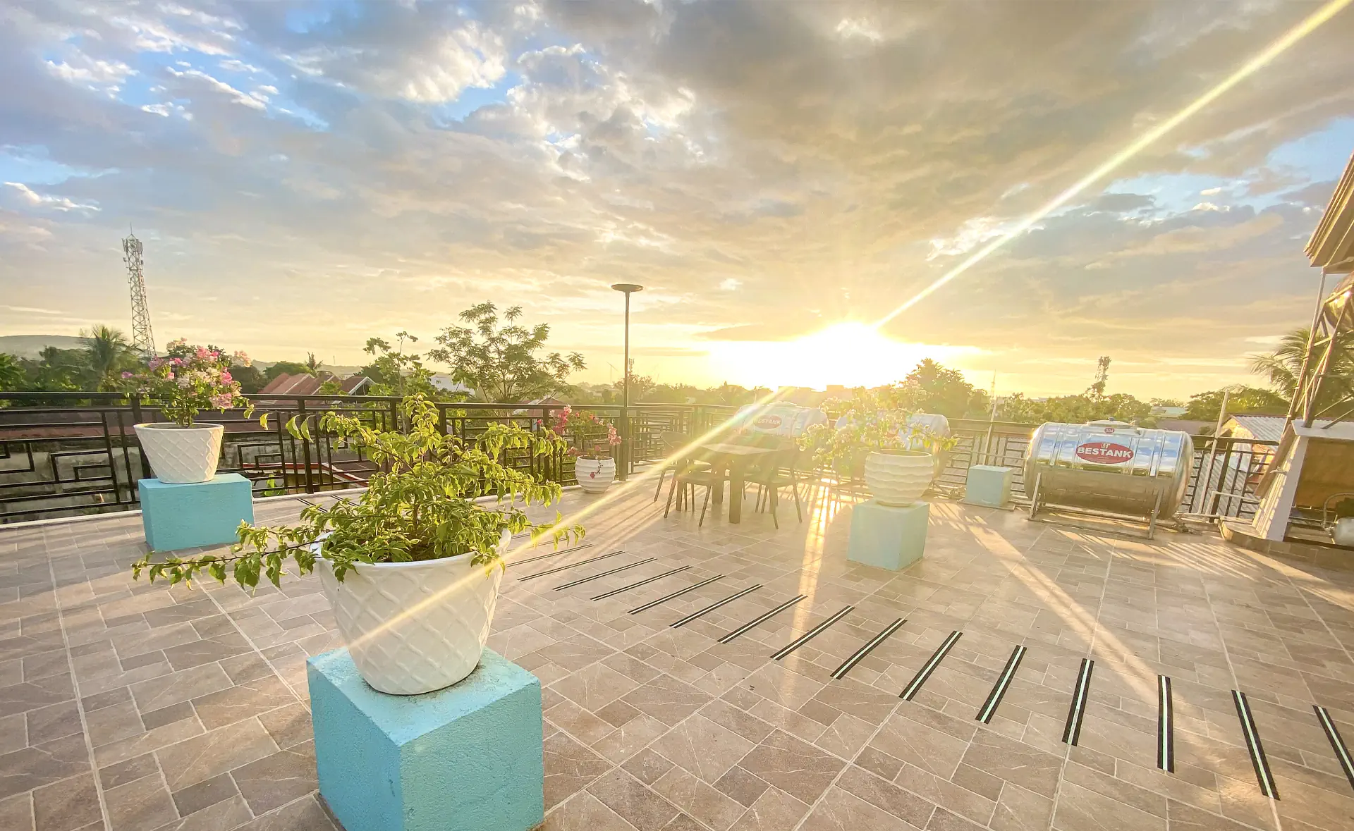 Roof Deck Vera Cruz Apartelle exterior in Tagbilaran City Bohol